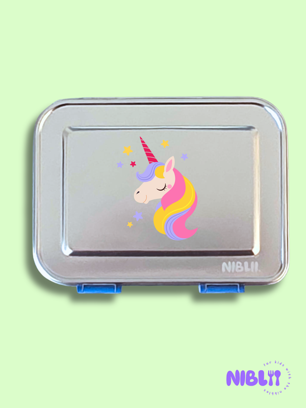 The LunchMate™ in Blue Buzz - Stainless Steel Lunchbox Set, BPA free