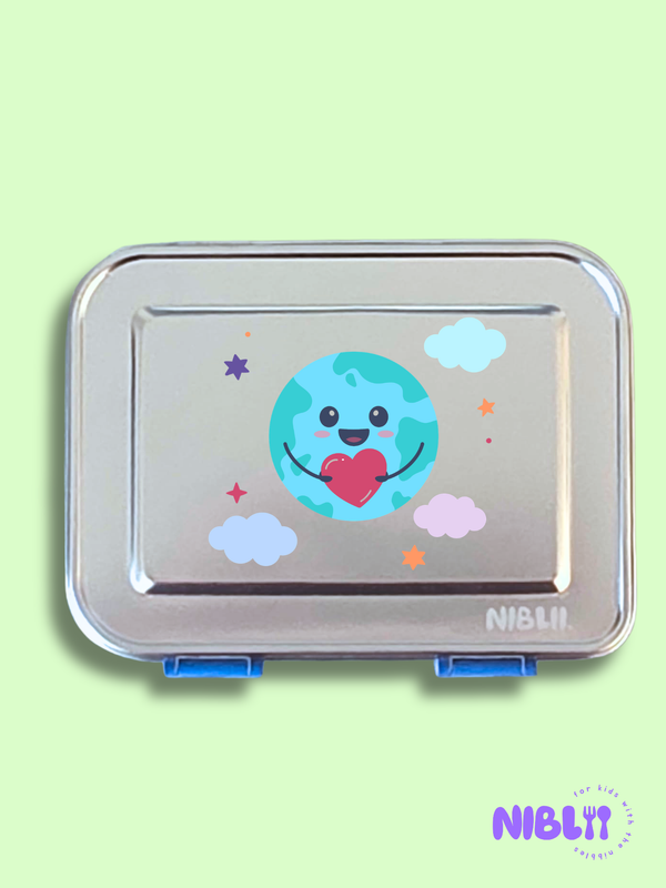 The LunchMate™ in Blue Buzz - Stainless Steel Lunchbox Set, BPA free