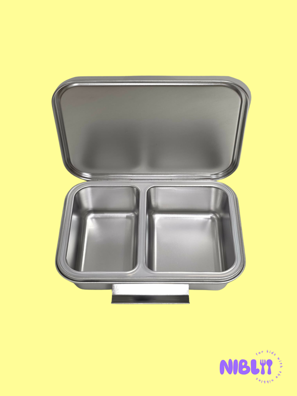 The SnackMate™ - Stainless Steel 2-part Snackbox, Plastic Free