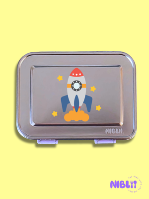 The LunchMate™ in Purple Pop - Stainless Steel 6-part Lunchbox Set, BPA free