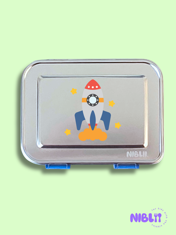 The LunchMate™ in Blue Buzz - Stainless Steel Lunchbox Set, BPA free