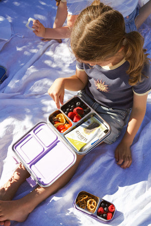 The LunchMate™ in Purple Pop - Stainless Steel Lunchbox Set, BPA free